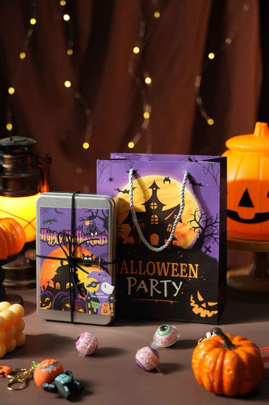 HALLOWEEN PARTY 紫色礼袋礼盒